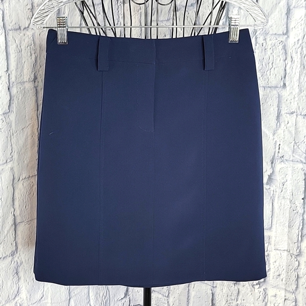 ANN TAYLOR Navy Blue Pencil Skirt‎ Size 0